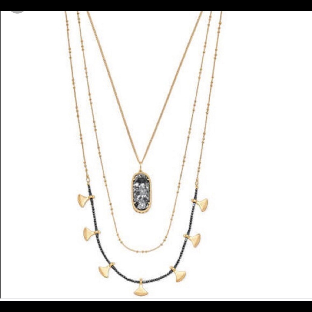 Rocco earrings and necklace as a set